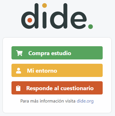 Ir al entorno DIDE